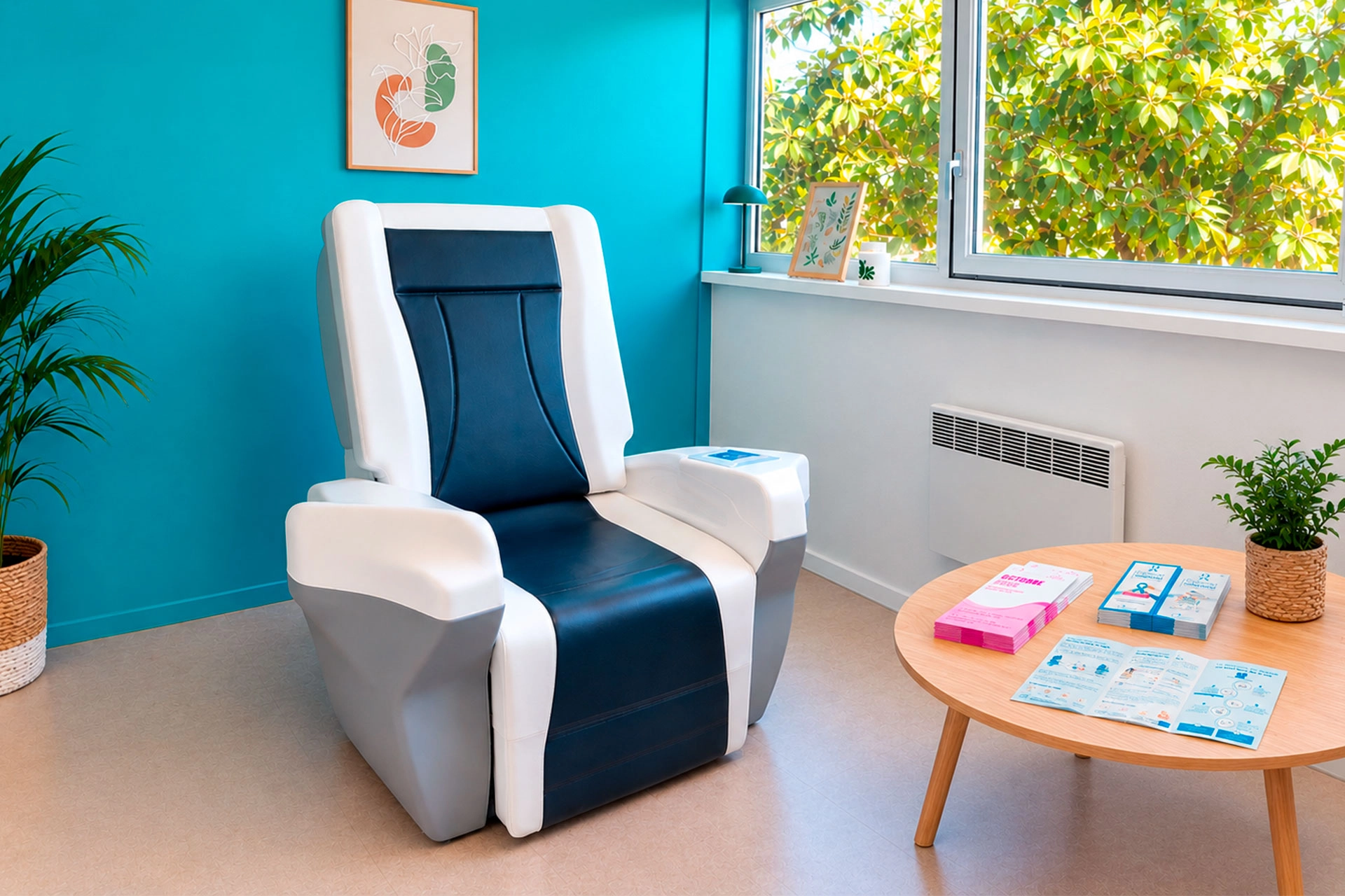 Espace lumineux de rééducation PelviCenter à Bron