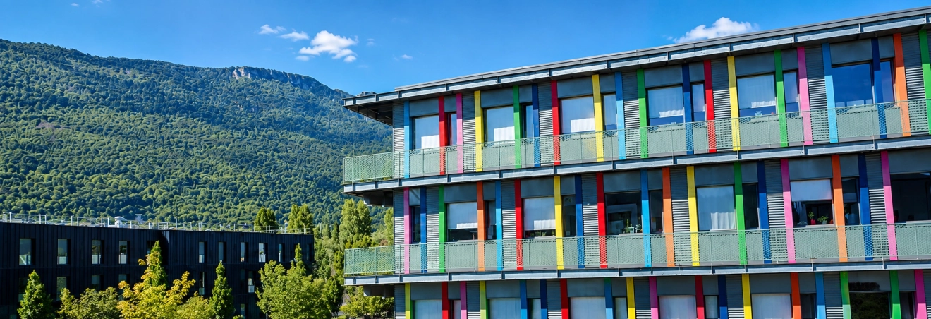 Bâtiment Médilac qui accueille un centre Médéor au Bourget-du-Lac